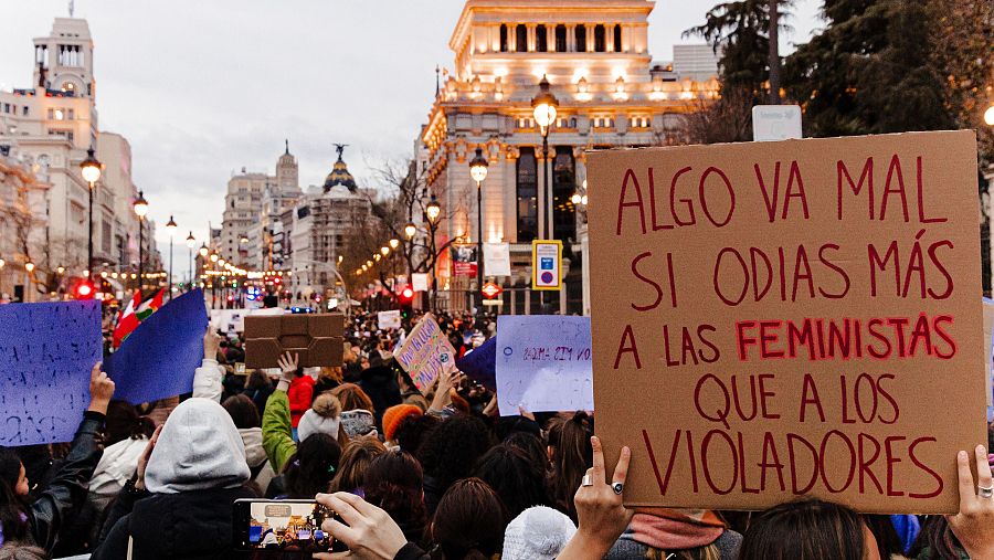 Las mejores imágenes de las manifestaciones del 8M