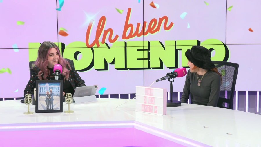 Angy Fernández, durante el tercer programa de 'Un buen momento'