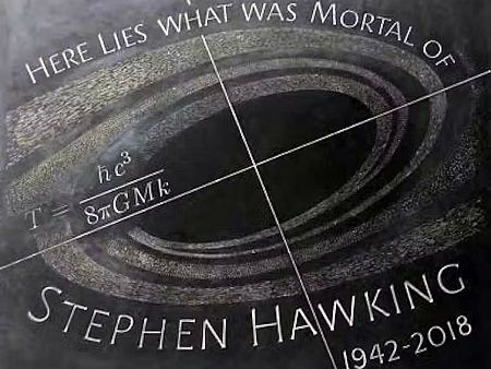 Lápida de Stephen Hawking