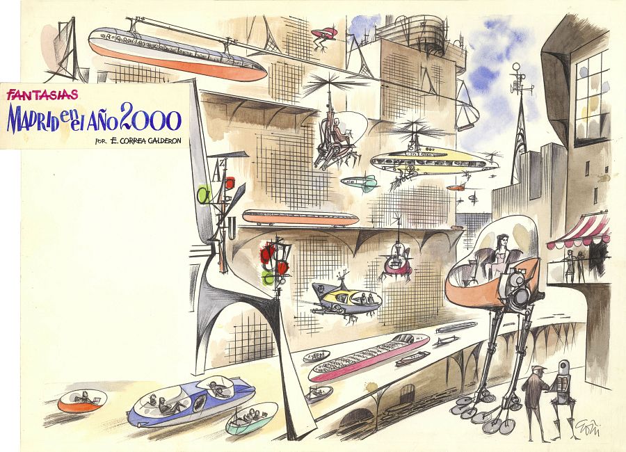 'Fantasías. Madrid en el año 2000' (LORENZO GOÑI Y SUÁREZ DEL ÁRBOL, 1965)