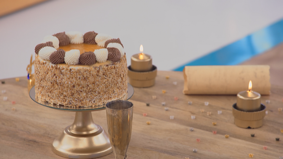 Imagen de la receta de la tradicional tarta de yema tostada de San Marcos en 'Bake Off: Famosos al horno'