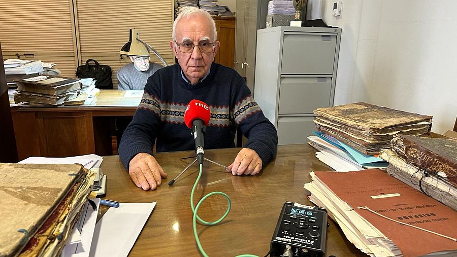 Félix Villares, archivero de la catedral de Mondoñedo
