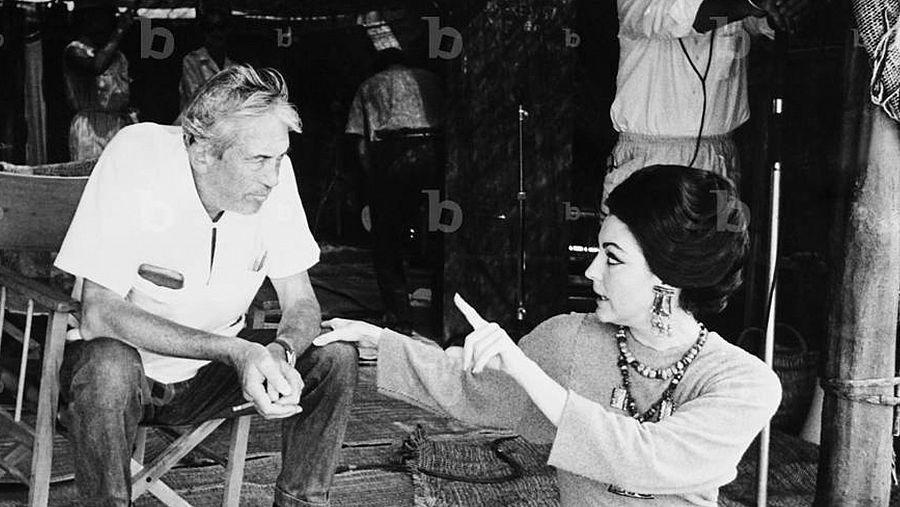 John Huston y Ava Gardner