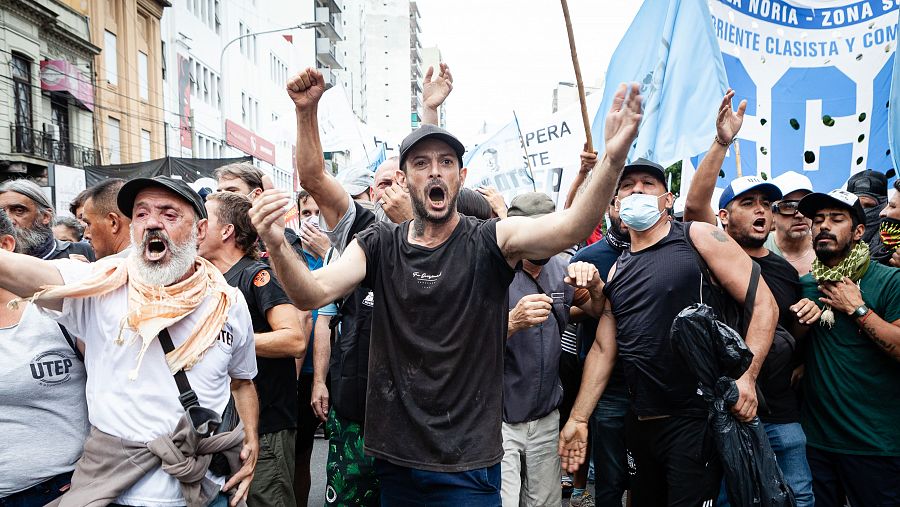 Protestas en Buenos Aires