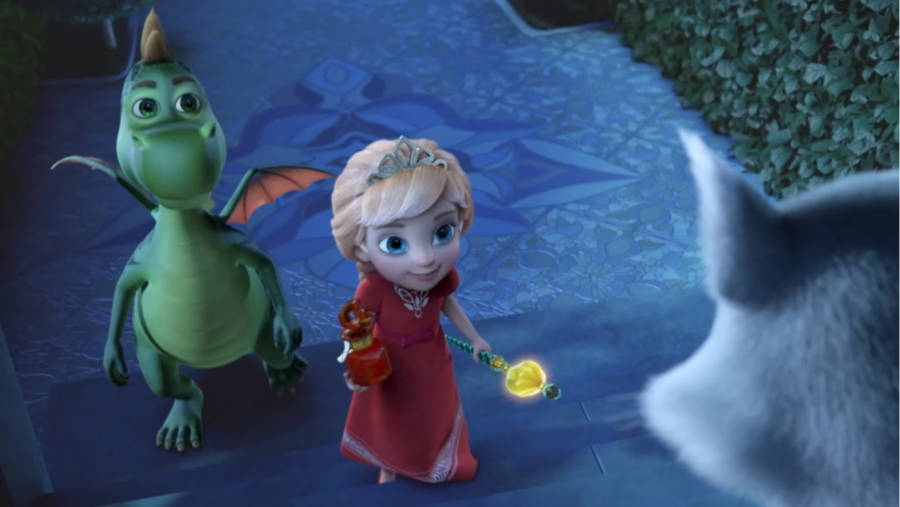 Fotograma la princesa y su dragon