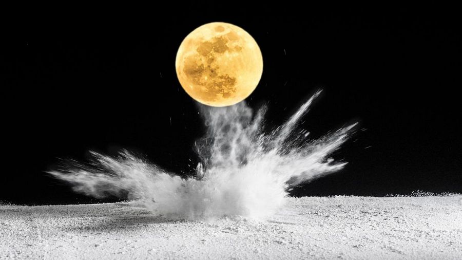 El cañón de polvo lunar permitirá crear una capa para reducir la llegada de radiación solar a la tierra