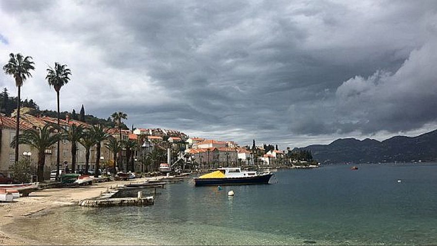 La isla de Korcula es una de las más pobladas de Croacia.
