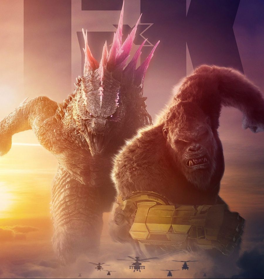 Detalle del cartel de 'Godzilla y Kong: El nuevo imperio'