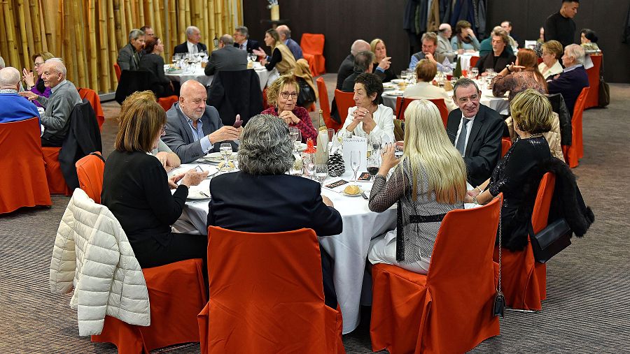 Aspecto de las mesas