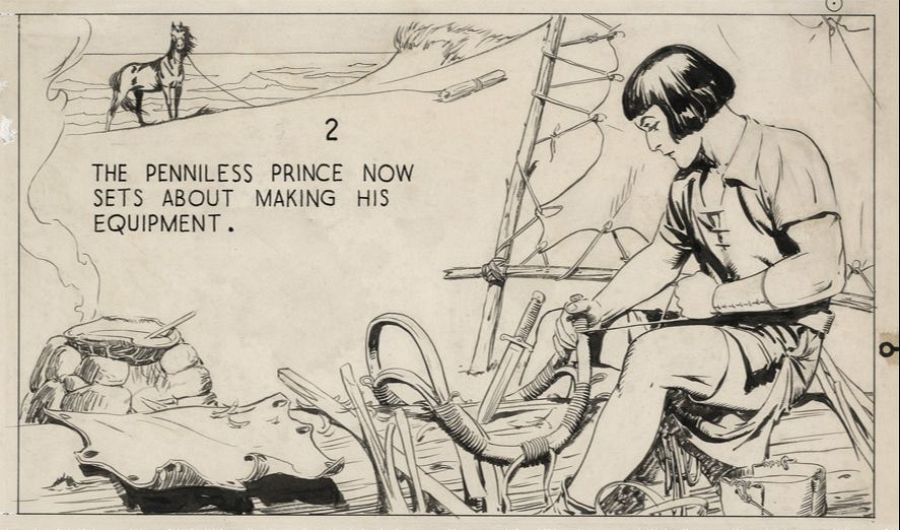 Viñeta de 'El Príncipe Valiente'