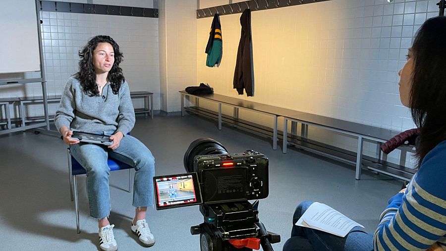 Ivana Andrés, jugadora de la Selección Española de Fútbol.