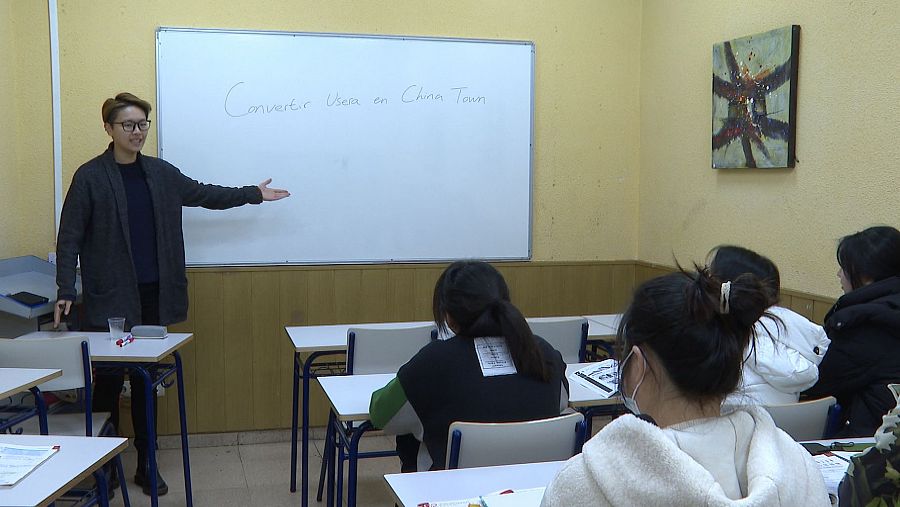 Yu Jin Lin es profesora de chino y español y estudia Gestión de Contenidos Digitales