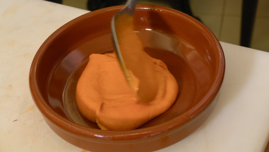 Una vez batido ir emplatando