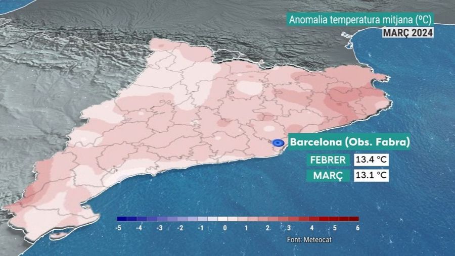 El març, el mes més plujós dels últims dos anys
