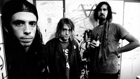 Imagen: Dave Grohl, Kurt Cobain y Krist Novoselic, componentes de Nirvana