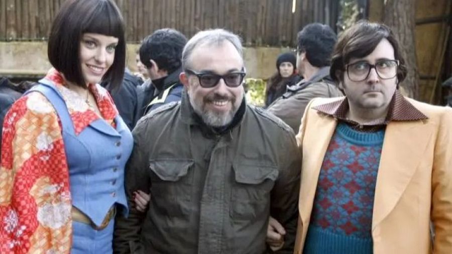 Carolina Bang, Álex de la Iglesia y Carlos Areces en 'Balada triste de trompeta'