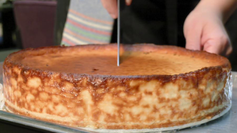 Receta de tarta de queso y chirimoya