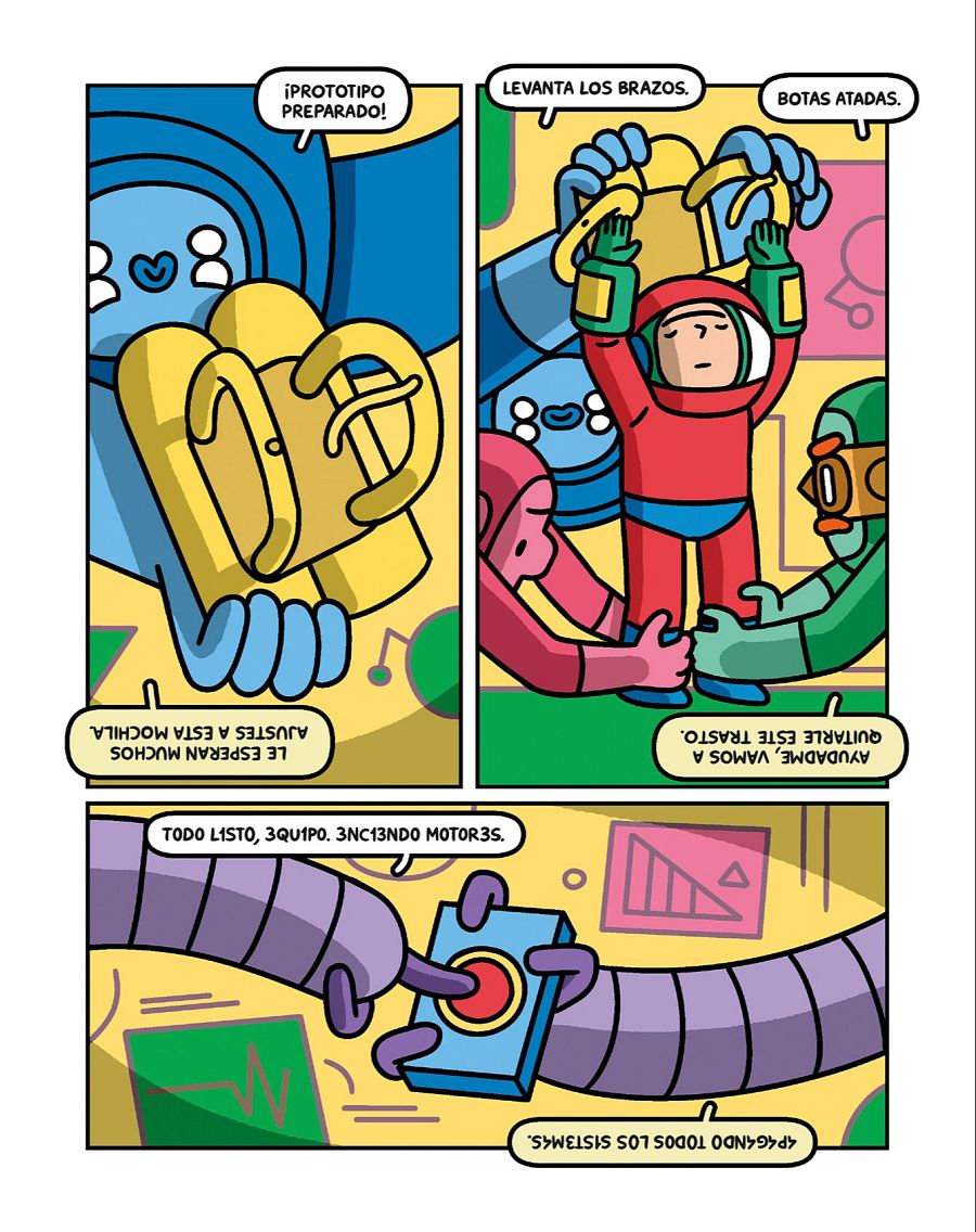 Página de 'Cosmo en el espacio'