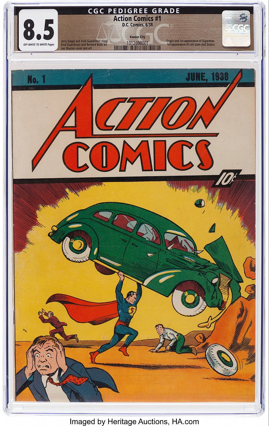 Portada de 'Action Comics #1' (1938)