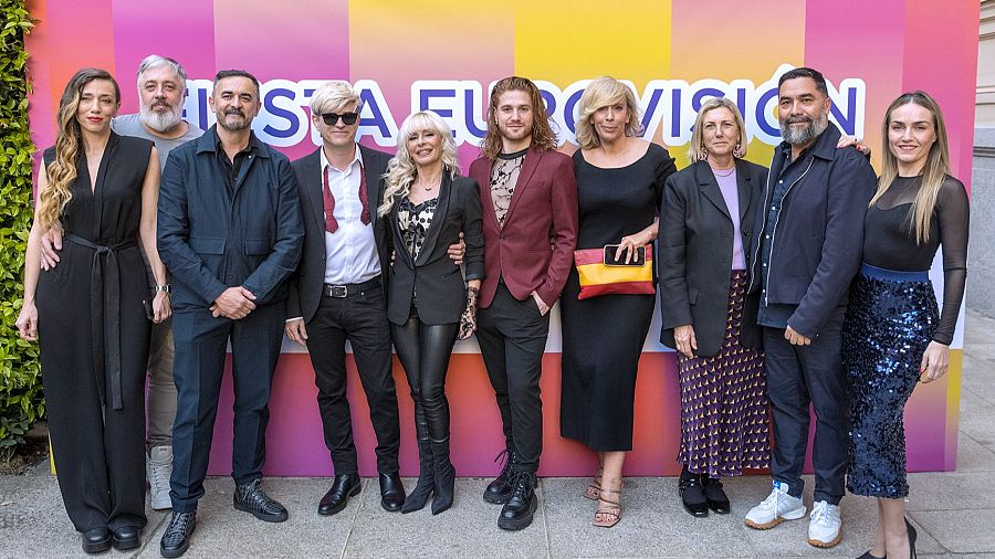 La delgación de RTVE, este miércoles en la embajada de Suecia