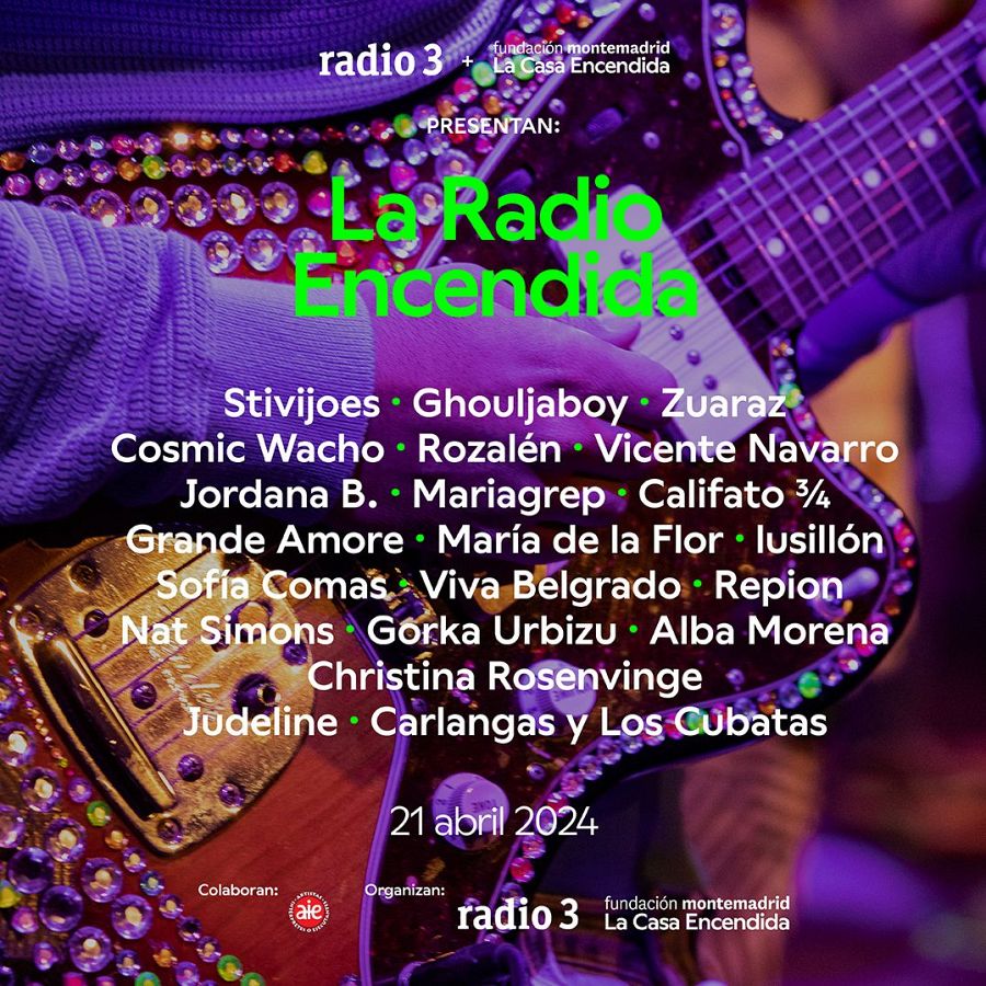 la radio encendida cartel 2024