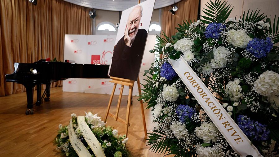 La capilla ardiente del cineasta Jaime de Armiñán