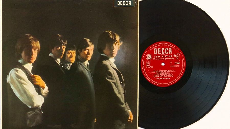 60 años del primer disco de los Rolling Stones: Imagen del vinilo