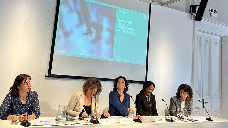 Presentació de l'informe sobre violència institucional d'Iridia al Col·legi de Periodistes de Catalunya