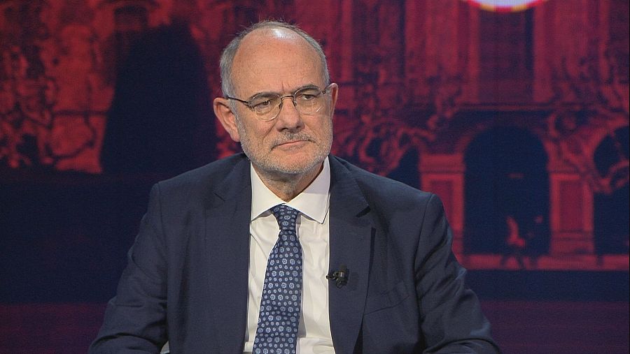 Jaume Duch durant l'entrevista a 'Aquí parlem'