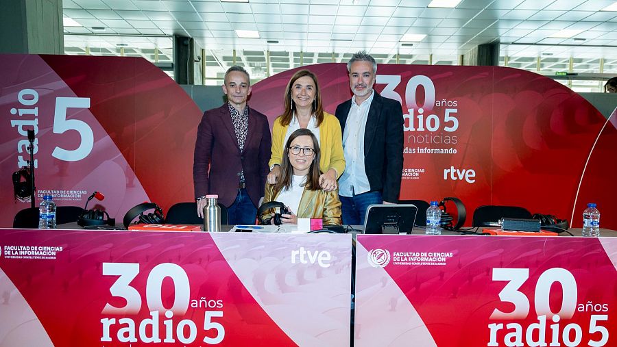 Roberto Santamaría, Marga Enríquez, Óscar Torres y Elena Guijarro