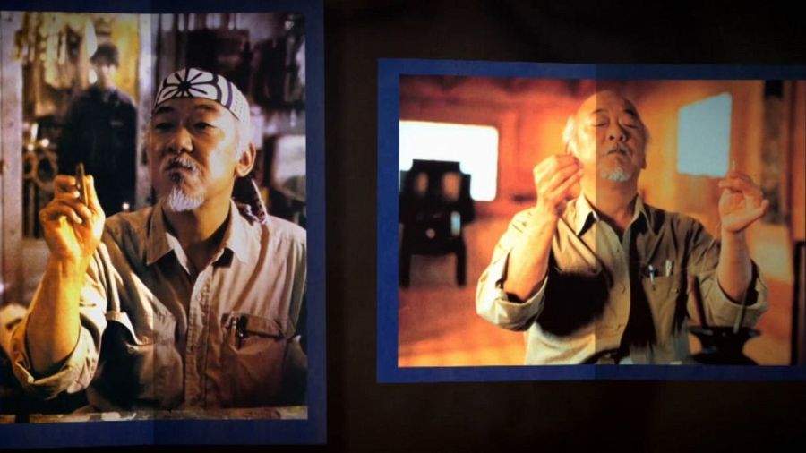 Foto del Señor Miyagi de Karate Kid