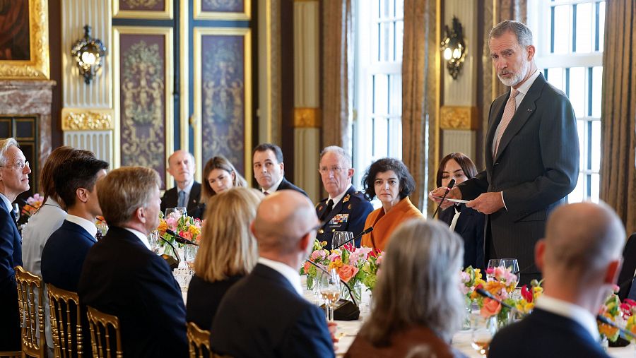 Almuerzo de trabajo con el viceprimer ministro de los Países Bajos, Rob Jetten,