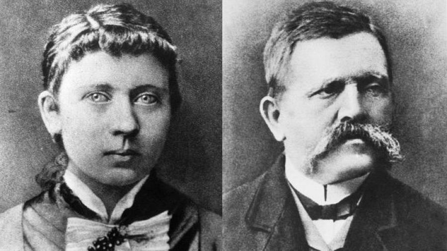 Alois y Klara Hitler, los padres de Adolf Hitler