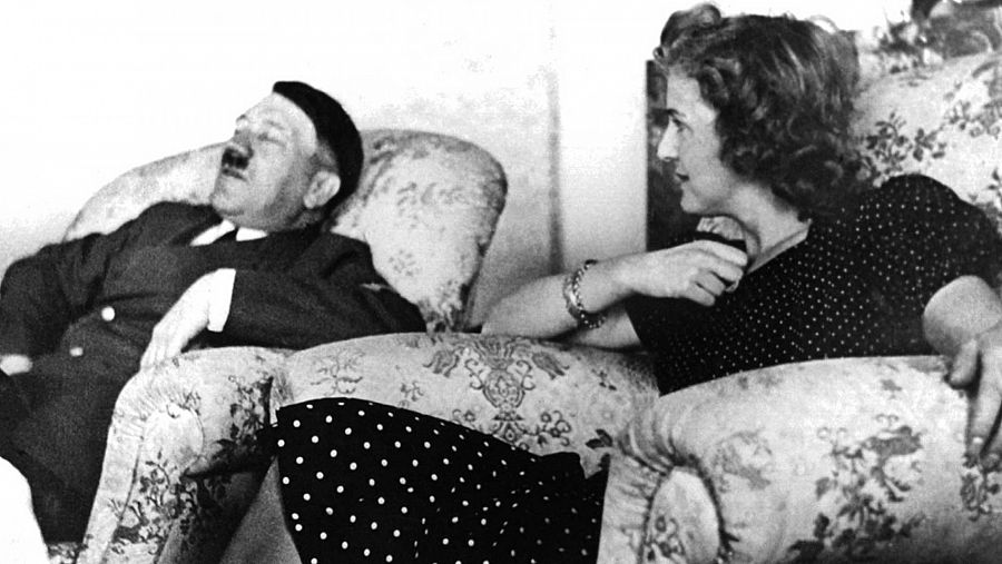 Hitler y Eva Braun