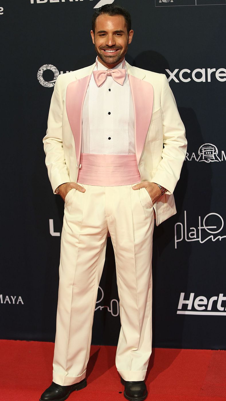 El futbolista uruguayo Matías José Ferreira  en los Premios Platino en Cancún, México