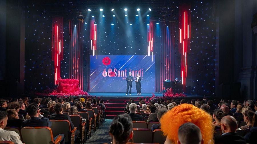 David Fernández y Gemma Nierga, presentadores de la gala