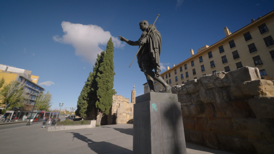 Zaragoza, ciudad predilecta del emperador romano César Augusto