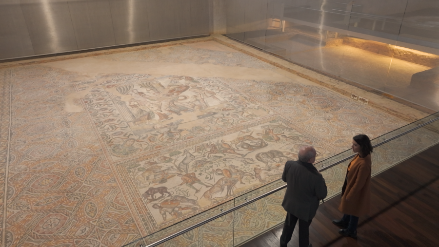 La villa palaciega de la Olmeda tiene mosaicos de valor incalculable