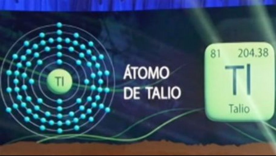 Imagen del símbolo atómico del talio