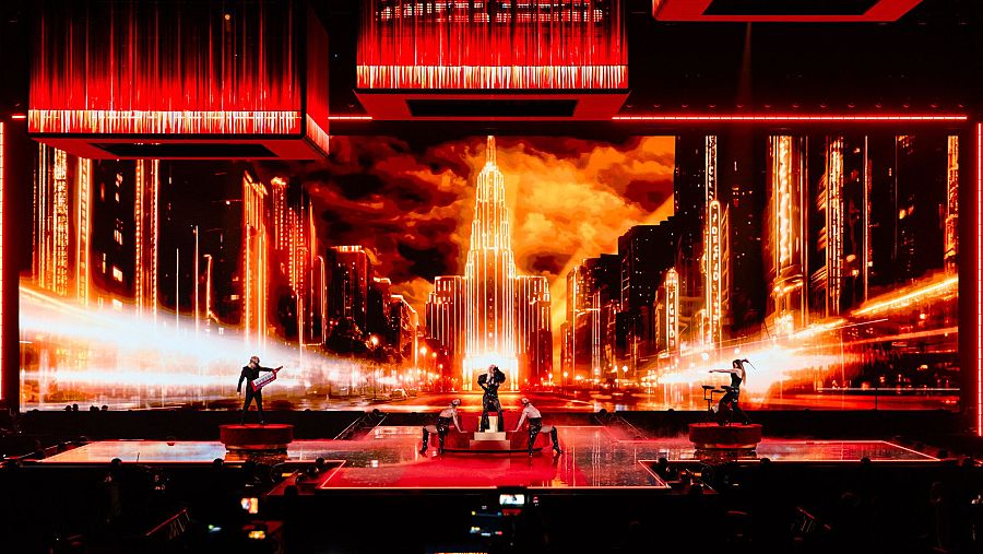 Primer ensayo de Nebulossa en Eurovisión 2024