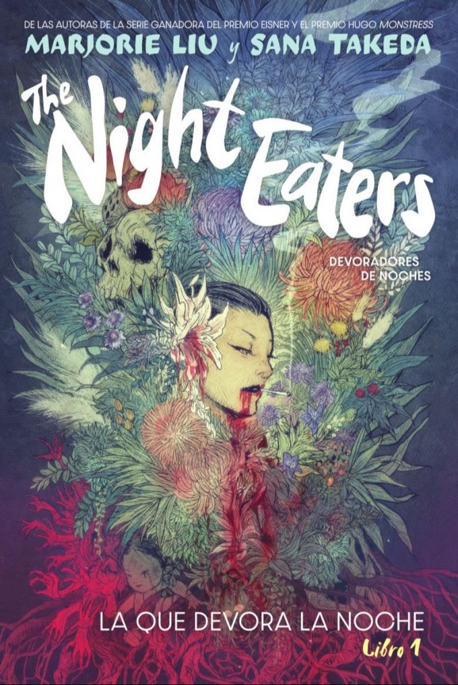 Detalle de una portada de The Night Eaters'