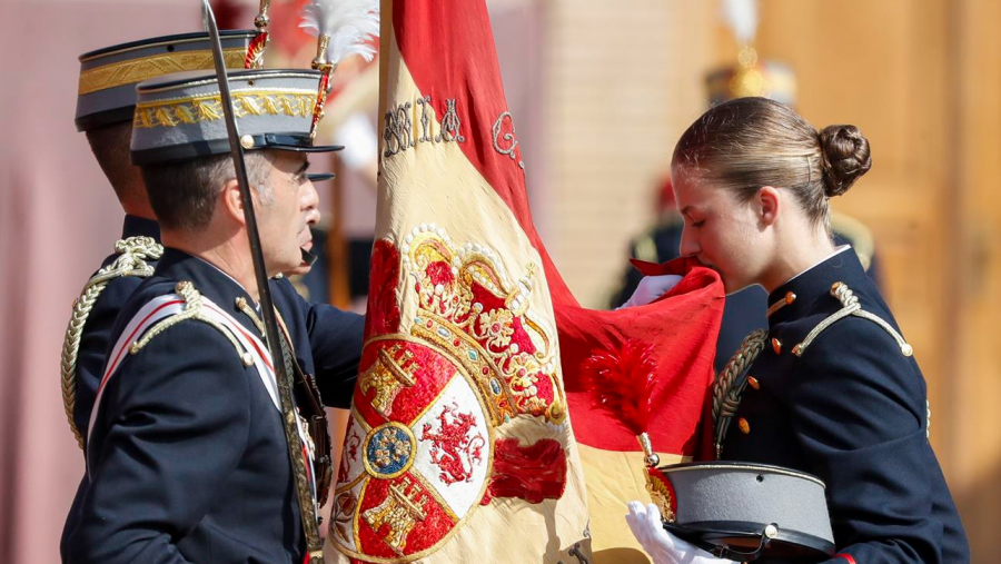 Jura de bandera de la princesa de Asturia