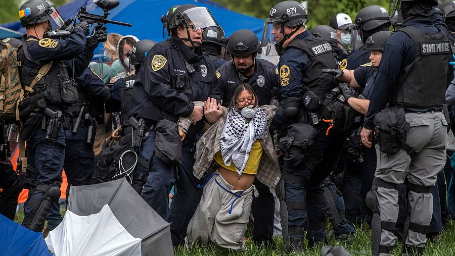 Protestas en Estados Unidos para el fin de la guerra en Gaza