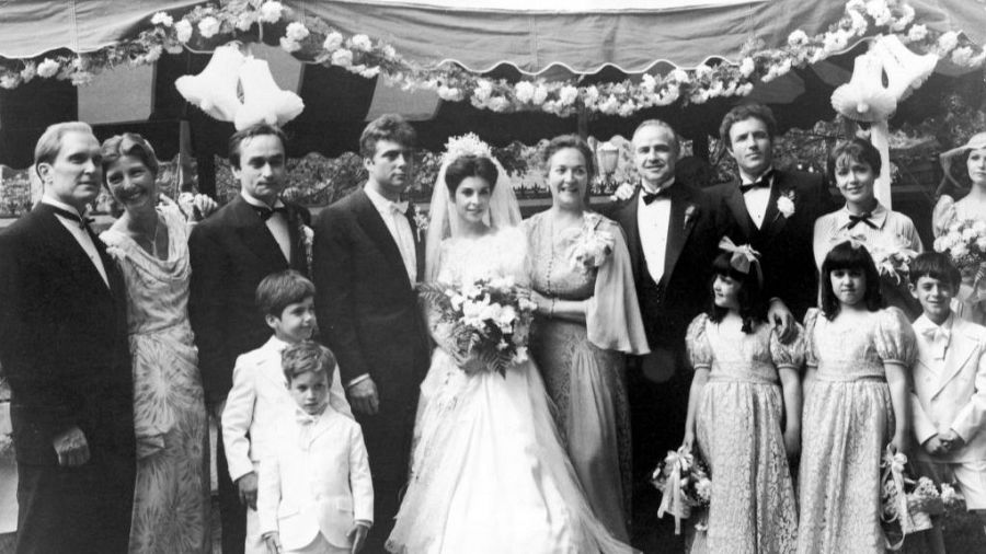 La foto de familia de los Corleone en 'El padrino'
