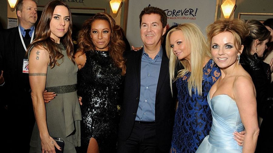 Simon Fulller con las Spice Girls