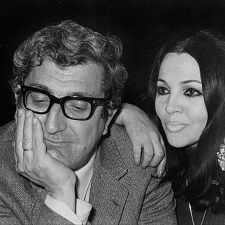 Juan Antonio Bardem junto a la actriz Sara Montiel.