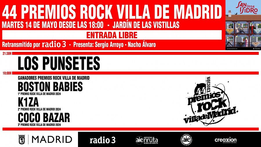 Premios Rock Villa de Madrid 2024