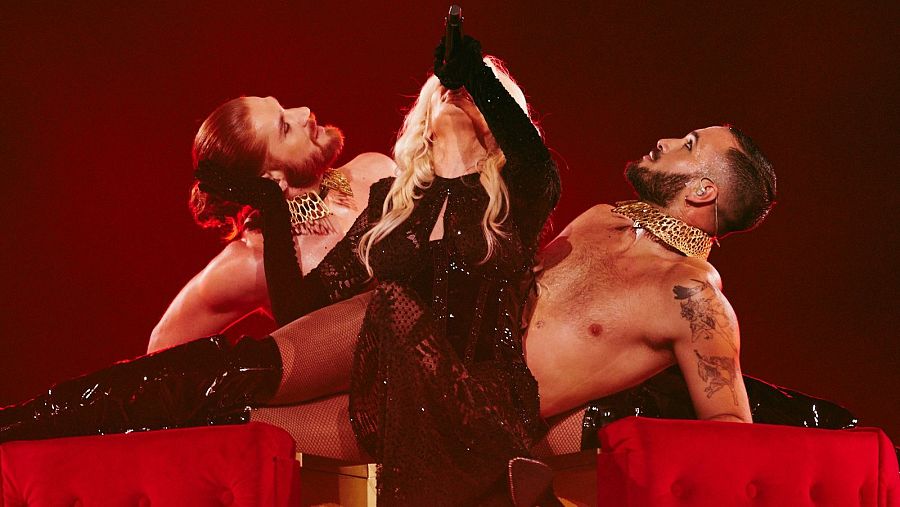 Eurovisión 2024: Nebulossa durante su actuación