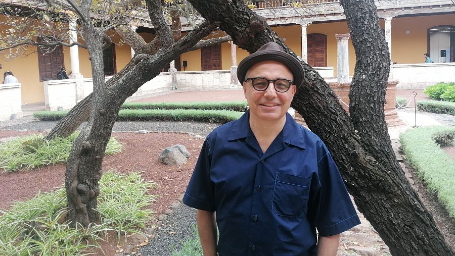 Pablo Berger en los Premios Quirino, en Tenerife