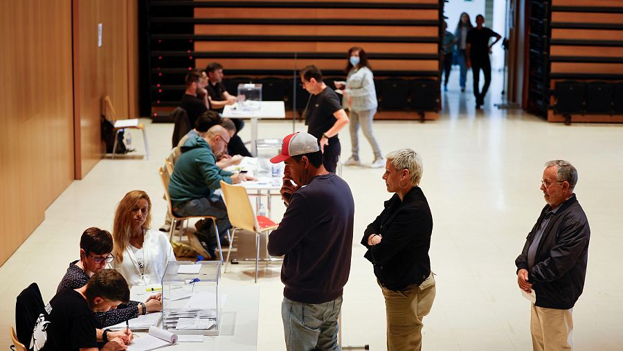 Jornada electoral en Cataluña